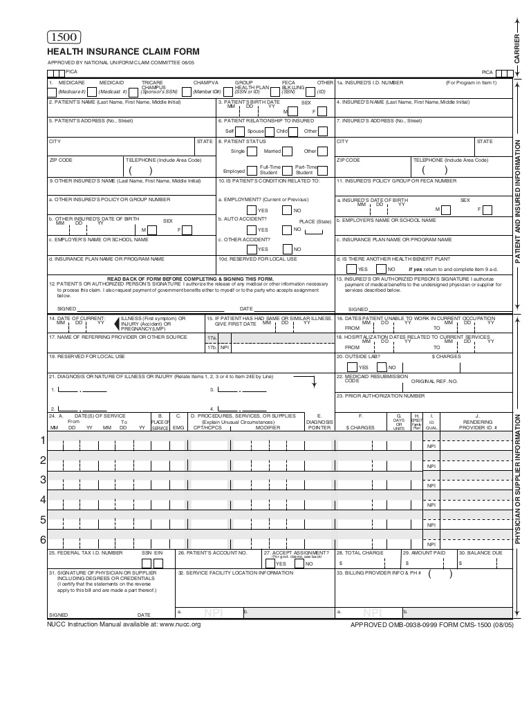 National Insurance Claim Form Scribd India