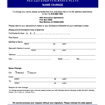 Nea Life Insurance Name Change Form Fill And Sign Printable Template