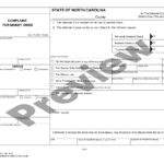 North Carolina Complaint For Money Owed Sample Complaint For Money