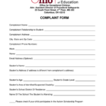 Ohio Complaint Form Download Printable PDF Templateroller