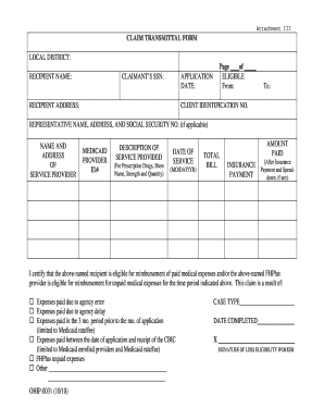 Ohip 0031 Fill Online Printable Fillable Blank PdfFiller