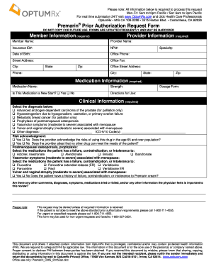 Optum Rx Prior Auth Form Fill And Sign Printable Template Online