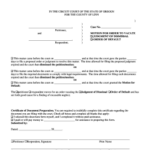 Oregon Motion To Dismiss Form Fill And Sign Printable Template Online