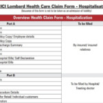 PDF ICICI Lombard Hospitalization Health Care Claim Form Govtempdiary