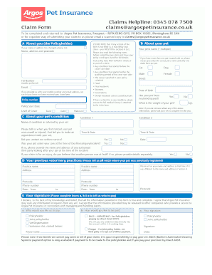 Pet Insurance Claims Page 2 PdfFiller