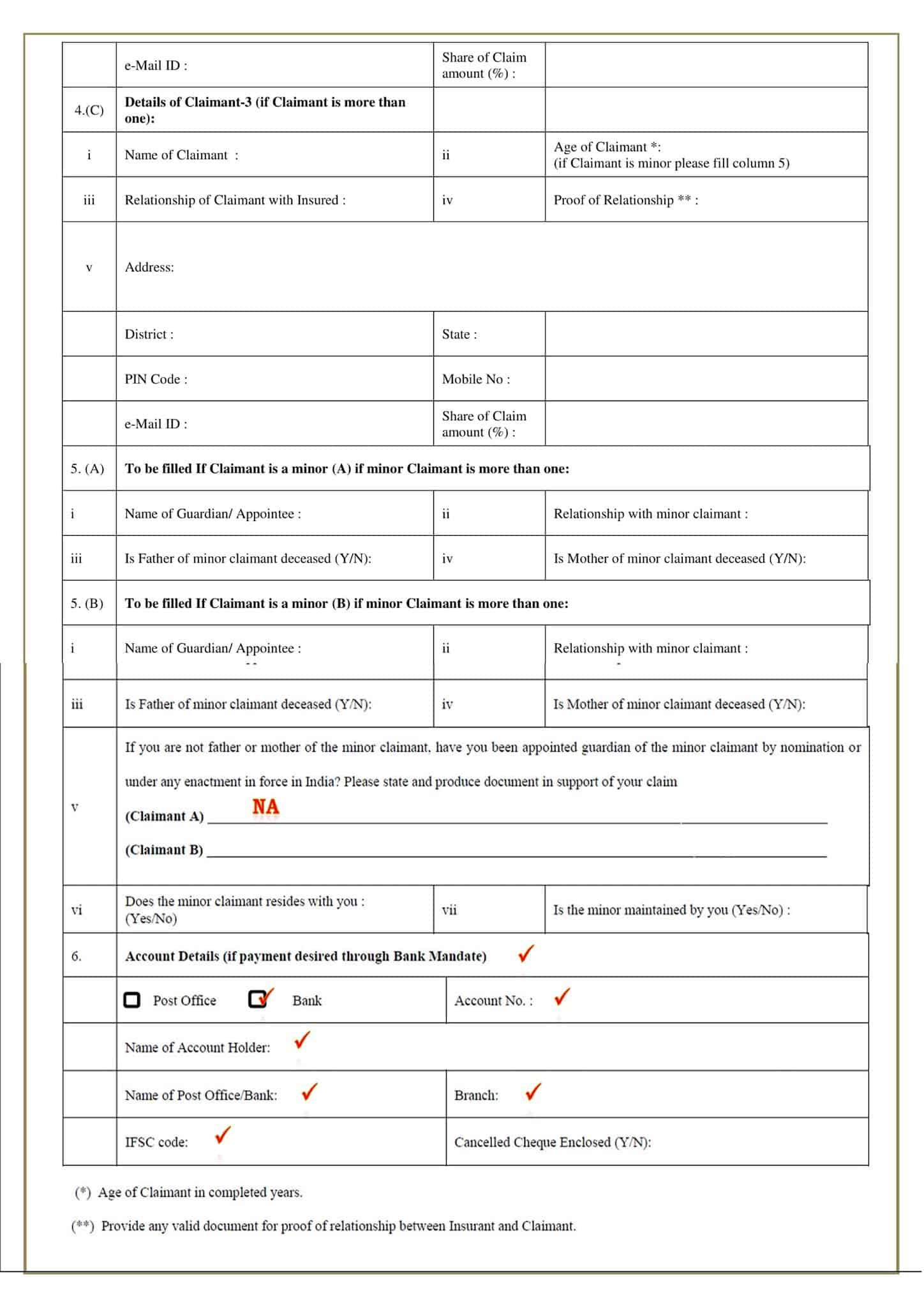 PLI Death Claim Process And Form Fill Up In Hindi PLI 