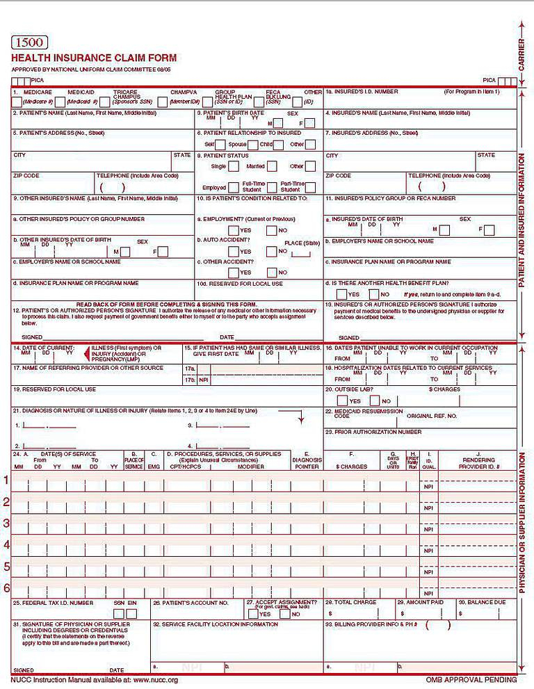 Police Health Plan Surgical Claim Form PlanForms