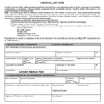 Regence Uniform Vision Claim Form Fill And Sign Printable Template Online