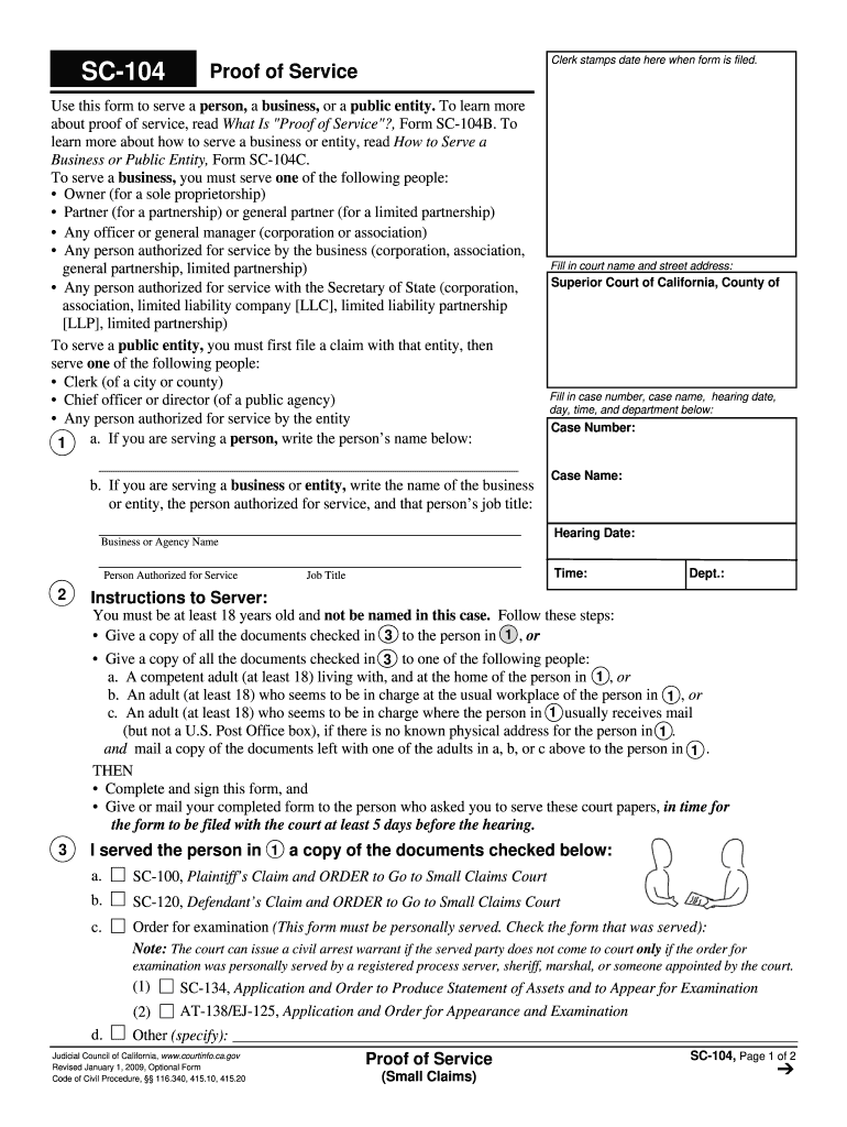 Sc 104 Fill Online Printable Fillable Blank PdfFiller