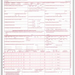 SecurityDocs 500 CMS 1500 Health Insurance Claim Forms Laser Inkjet