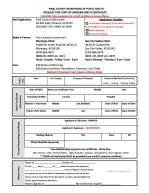 Signed Application Pinal County Pinalcountyaz Fill And Sign 