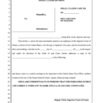 Small Claims Court Declaration Of Mailing Declaration Of Mailing