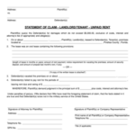 Small Claims Court Statement Of Claim Example Fill And Sign Printable