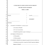 Small Claims Judgment Oregon Doc Template PdfFiller