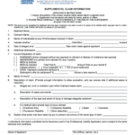 Supplemental Claim Form Medical Malpractice Insurance Data