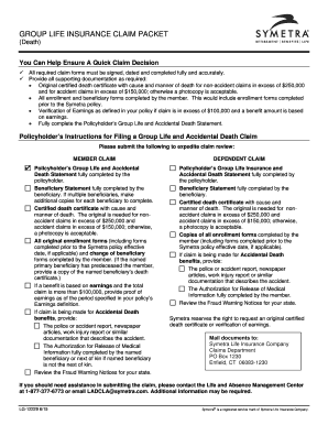 Symetra Company Form Fill Out And Sign Printable PDF Template SignNow