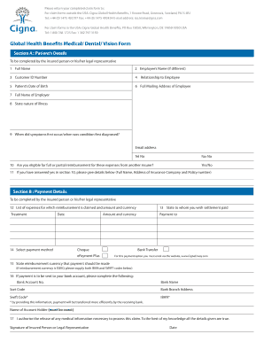 To Download A Copy Of The Claim Form Cigna Fill And Sign Printable