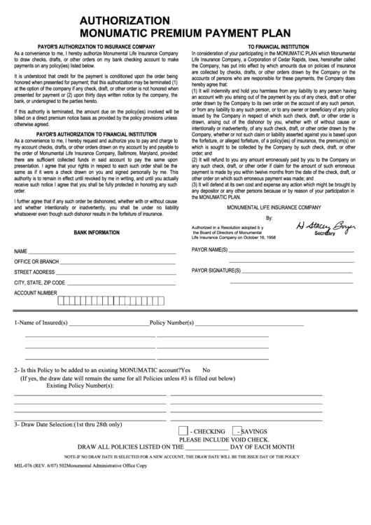 Top 5 Monumental Life Insurance Claim Form Templates Free To Download