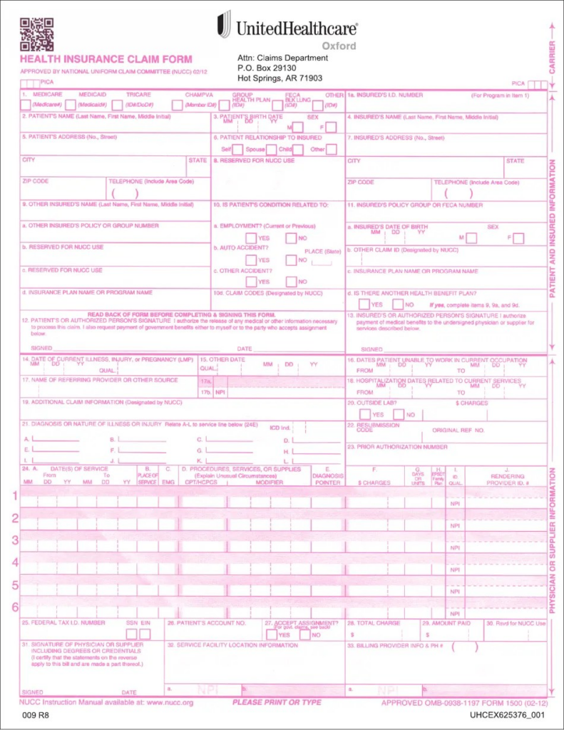 Uhc Life Insurance Claim Form Financial Report