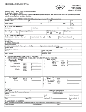 Unitedhealthcare Vision Claim Form 2020 2023 Fill And Sign Printable 