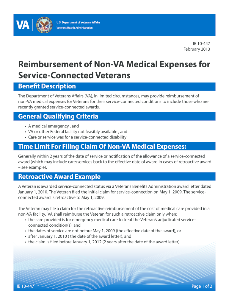 Va Prescription Reimbursement Form Fill Out And Sign Printable PDF 