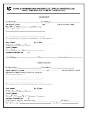 Vermont Medicaid Portal Fill Online Printable Fillable Blank 