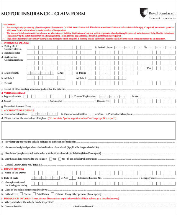 View 24 Go Digit Motor Claim Form Pdf Telisika