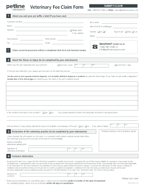 Western Financial Pet Insurance Claim Form 2020 2022 Fill And Sign 