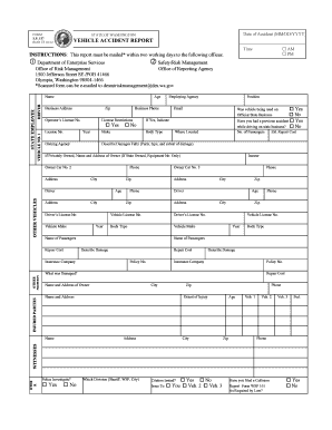 Wsp Collision Report Fill Out And Sign Printable PDF Template SignNow