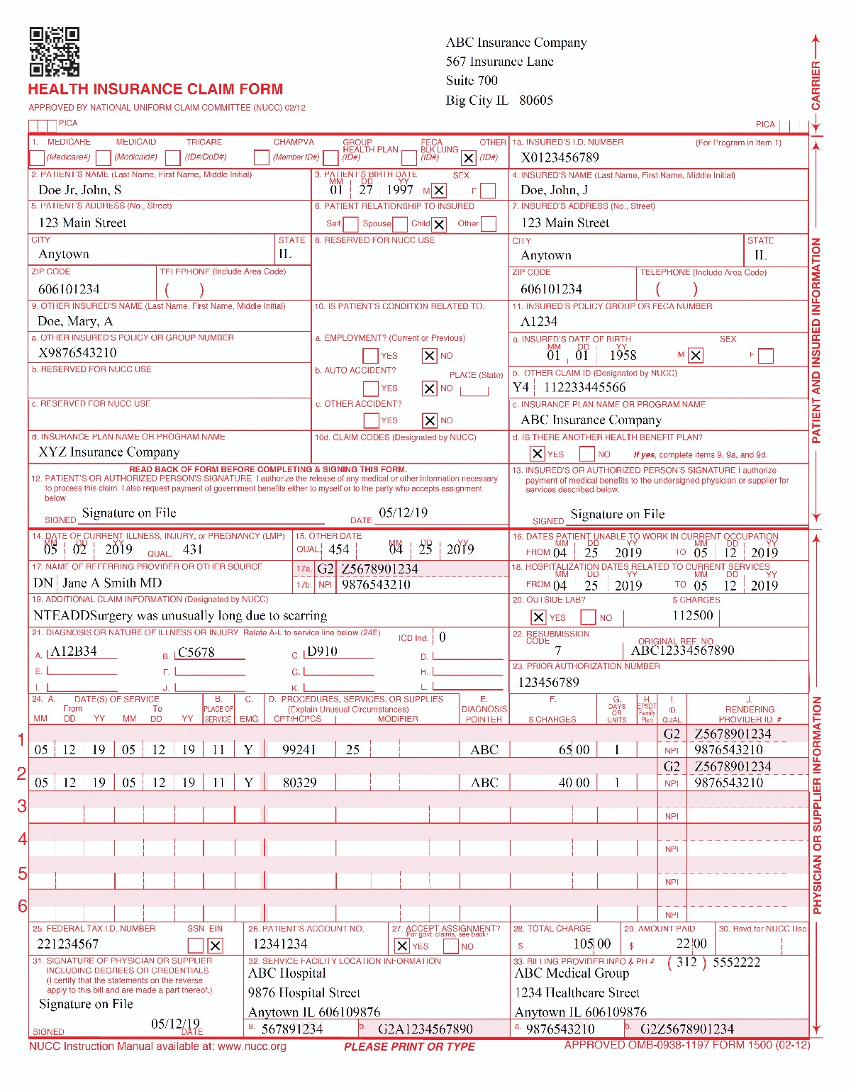 2019 CMS 1500 User Guide Fiachra Forms Charting Solutions