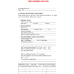 2024 Travel Insurance Claim Form Fillable Printable PDF Forms