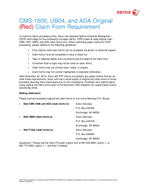 21 Printable Medical Claim Forms Ub 04 Templates Fillable Samples In 