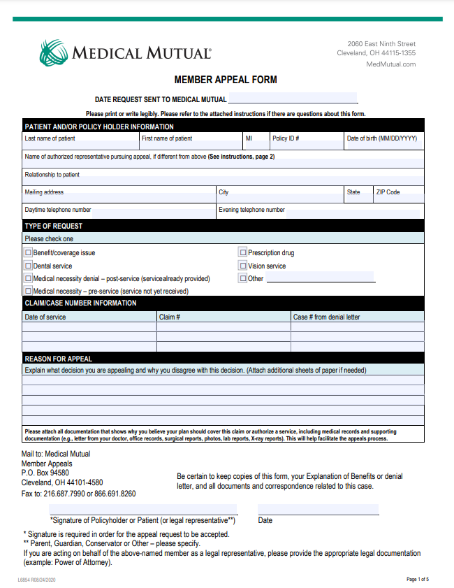 5 Sample Appeal Letters For Medical Claim Denials That Actually Work 