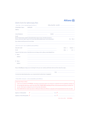 Allianz Pet Insurance Claim 2011 2024 Form Fill Out And Sign 