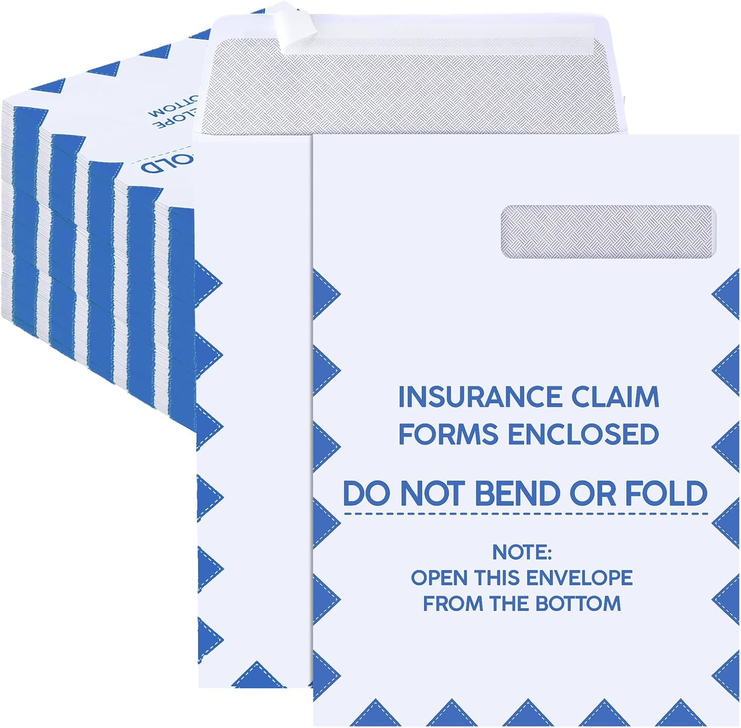 Amazon Gueevin 100 Pcs CMS 1500 Claim Forms Envelopes Large 