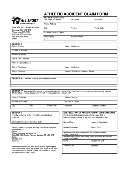 Atlas Insurance Claim Form Pdf