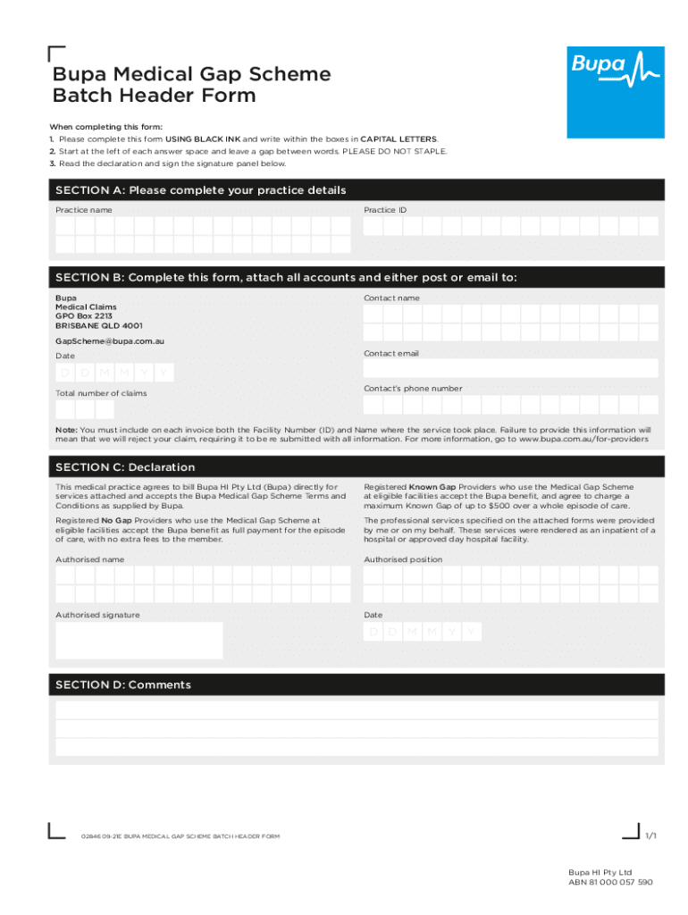 AU Bupa 02846 2021 2022 Fill And Sign Printable Template Online US 