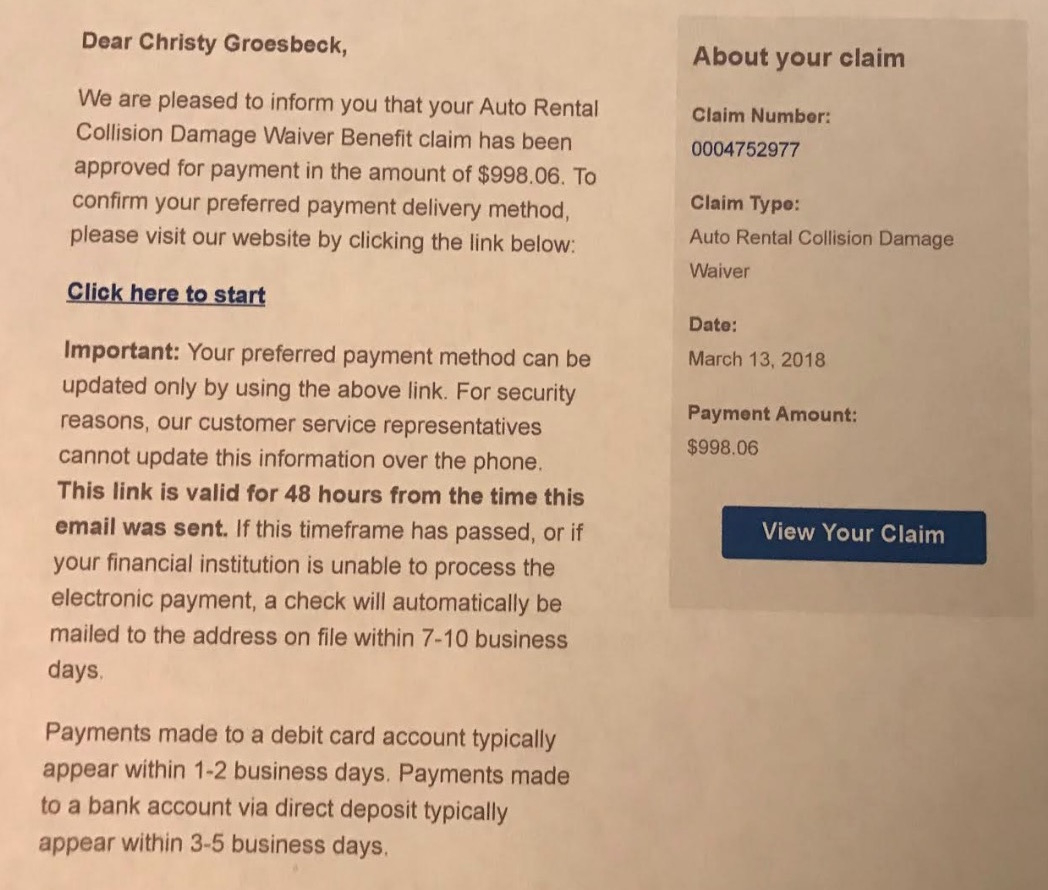 Chase sapphire reserve insurance claim form approved Points With A Crew