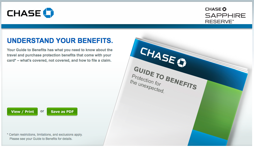 Chase Sapphire Reserve Travel And Purchase Insurance Guide