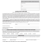 Claim Formpdf Flood Insurance Settlement BANA Fill And Sign