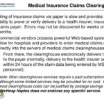 Clearinghouse For Insurance Claims Financial Report