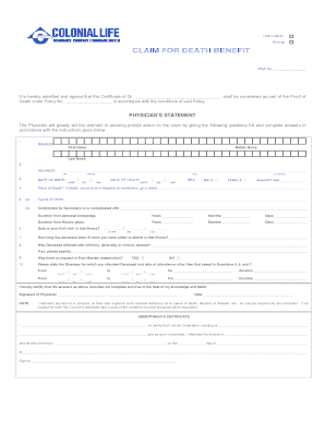 Clico Claim Form Fill Online Printable Fillable Blank PdfFiller