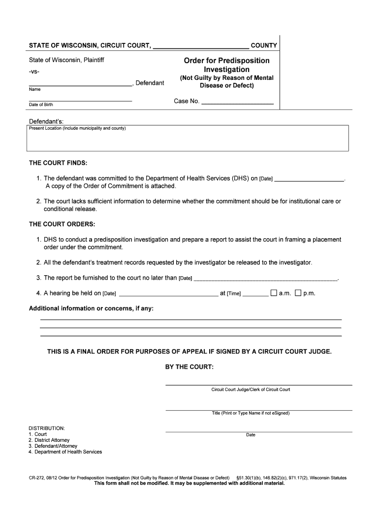 Dane County Circuit Court Forms Fill Out And Sign Printable PDF 