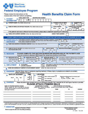 Empire Blue Cross Blue Shield Health Insurance Claim Form Doctor Heck