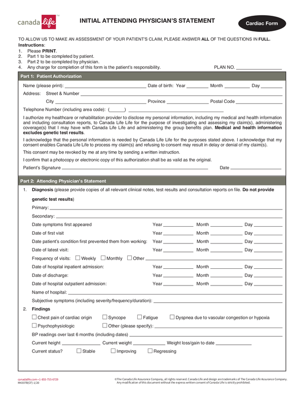 Fill Free Fillable Great West Life Insurance For Personal Group 