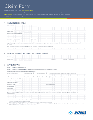 Fillable Online Allianz Claim Form PDF Fill Out And Sign Printable 