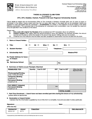 Fillable Online Apa Claim Form Fax Email Print PdfFiller