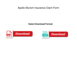 Fillable Online Apollo Munich Insurance Claim Form Apollo Munich