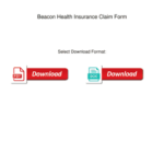 Fillable Online Beacon Health Insurance Claim Form Beacon Health