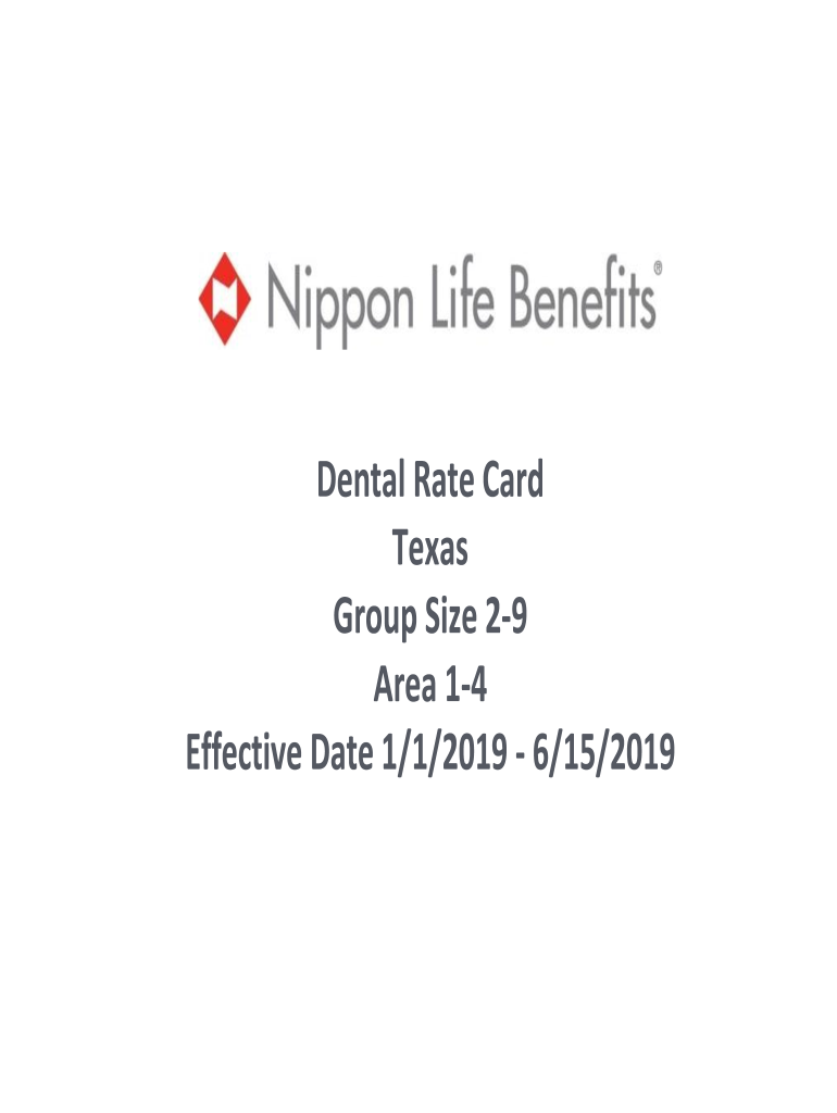 Fillable Online Dental Claim Form Nippon Life Benefits Fax Email 